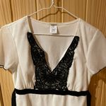 Studio Y  Chic White and Black Lace Top size small Photo 1