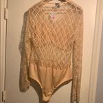 NUDE Lace Long Sleeve Bodysuit Photo 2