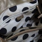 KATE‎ SPADE Gold Pebbled Leather Bexley Stevie Satchel Shoulder Bag Turn Lock Photo 11