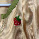 Urban Outfitters  Out From Under Go For Gold Seamless Strawberry Top size M/L Photo 2