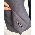 Ann Taylor Gray Pinstripe Blazer Jacket Size 2 Photo 1