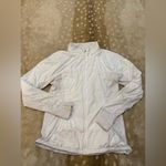 Lululemon Athletica white full zip athletic jacket women’s size 12 Photo 2