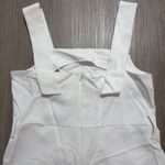 Topshop  Womens White Square Neck Sleeveless Back Zip Front Button Jumpsuit 4‎ Photo 7