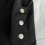 ZARA black button top Photo 5