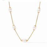 NWOT Julie Vos Gold and White Pearl Necklace Photo 6