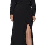 La Femme 29044 Long Sleeve Faux Wrap Gown Jersey Gown SZ 20 Photo 0