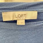 Loft  blue drop shoulder long sleeved top Photo 7