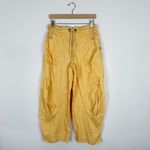 Free People Mid-Rise Parachute Pants - Amber Yellow Photo 4