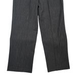 Rafaella  Black Pin Stripe Formal Business Work Interview Straight Leg Pants 12P Photo 5