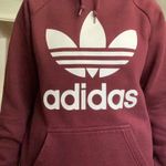 Adidas Maroon Hoodie Red Photo 0