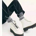 Dr. Martens White Boots With Zippers Photo 7
