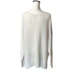 Lucky Brand Spring Weight V-Neck White Sweater Size 2X NWT Photo 4