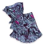 Maternite Women Outfit S Paisley Cowl Neck Top Ruffle Shark Bite Skirt Maternity Size undefined Photo 0