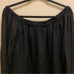 Lilly Pulitzer Black Metallic Emilee Long Sleeve Off The Shoulder Blouse Size L Photo 5
