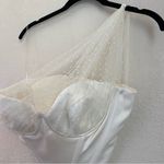 House Of CB 'Kim' Ivory Draped Tulle Corset NWOT size S white mesh Photo 13