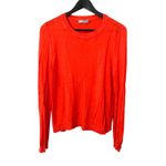 ASOS Lightweight Crewneck Sweater Orange Sz 12 Photo 1
