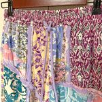 Blue Velvet Patchwork Pants Photo 5