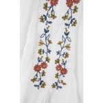 LC Lauren Conrad Lauren Conrad Maxi Dress Women's XS White Chiffon BOHO Embroidered Gown Sundress Photo 4