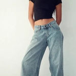Motel Rocks  Low-Rise Jeans Vintage Blue Photo 0