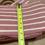 Madden Girl Pink/mauve and White Striped Weekender bag Photo 10