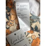 Cupshe ‎ Floral Ruffle One Piece Swimsuit Cut Out Tie Back Bathing Suit size S Photo 4