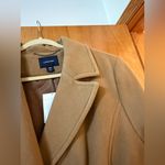 Lands’ End Camel Long Coat Wool Blend Double Breasted Women’s Plus Size 26W 26 W Photo 2