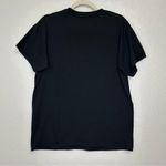 “I want Pizza not Feelings” Black Graphic Crewneck Short Sleeves Tee, Sz Large Photo 4