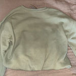 NWT Green Cropped London Crystal Sweater Size L Photo 4