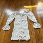 Princess Polly  White Babydoll Dress with Bishop Sleeves Photo 4