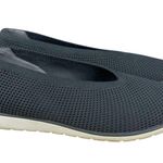 Eileen Fisher Heaven Stretch Knit Wedge Ballet Flat Grey Size 9 Photo 2