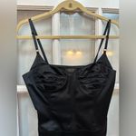 Sean By Sean Combs Silk & Spandex Bustier Cocktail Party Dress Size 8 Medium NWT Black Photo 2