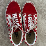 Vans  Red Checkered Old Skool Sneakers Photo 1
