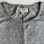Knox Rose  Heather Gray Scoop Neck Loose Fit Distressed Tank Top Sz Medium Photo 3