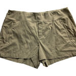 Athleta  Women's Trekkie North Short Size 22 Beige‎ Elastic Waist Outdoor Active Photo 0