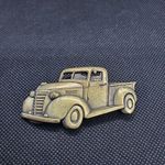 Jonette Jewelry Vintage Truck Brooch Gold Photo 1