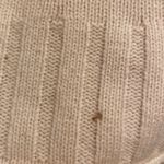 Madewell Cream Merino Wool Boxy L/S Gold Star Sweater Size SMALL *Small Flaw Photo 3