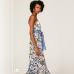 Badgley Mischka New! Badgley Mischka Sleeveless Floral Butterfly Belted Gown Sz 6 $860 Photo 5