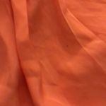 Amanda Uprichard SILK RUFFLE HALTER PEACH PINK SOFT GIRL DRESS FAUX WRAP FRONT Photo 9