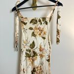 Reformation  Aden Floral Silk Maxi Dress in Bella Size X-Small NWT Photo 7