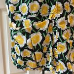 Diane Von Furstenberg  for Target packable  hooded yellow and black flowered vest Photo 3