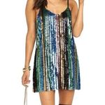 Show Me Your Mumu Sequin Striped Dress Vivian Slip Dress Cocktail revolve spring Photo 3