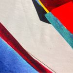 Imperfect Jess & Jane geometric sundress short sleeve stretchy wearable art Blue Photo 5