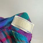 Vintage Plaid Rayon Shirt Women's Button Photo 9