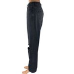 Princess Polly Women's Black Straight High Waist Distressed Denim Jeans Pants 6 Photo 1