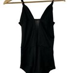Urban Outfitters UO Out From Under Black Mesh Panel Tank Bodysuit M Photo 0