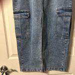 Love, Fire NWT Denim Jean Cargo Maxi Skirt 7 Photo 3