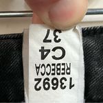 ZARA  Z1975 Denim Womens Black High Rise Side Fringe Stretch‎ Skinny Jeans 6 Photo 11