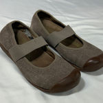 Keen  Sienna Mary Jane Canvas Ballet Flats Tan Beige Size 7.5 Photo 0