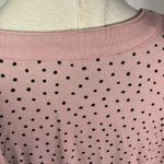Donna Karan Sleepwear Pink Polka Dot V Neck Night Shirt Women Small Modal Luxury Photo 7