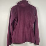 Columbia ‎ Womens Benton Springs Full Zip Fleece Jacket Burgundy  Size S Small Photo 3